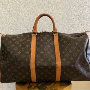Authentic LV Keepal 50 Duffel Bag